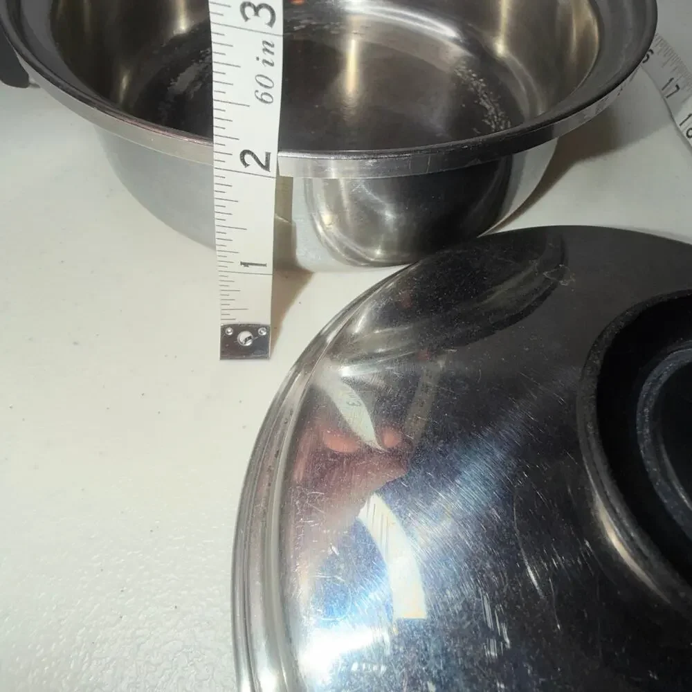 Duncan Hines Regal Ware 18/8 Stainless Steel 1 Quart Saucepan with Lid Vintage